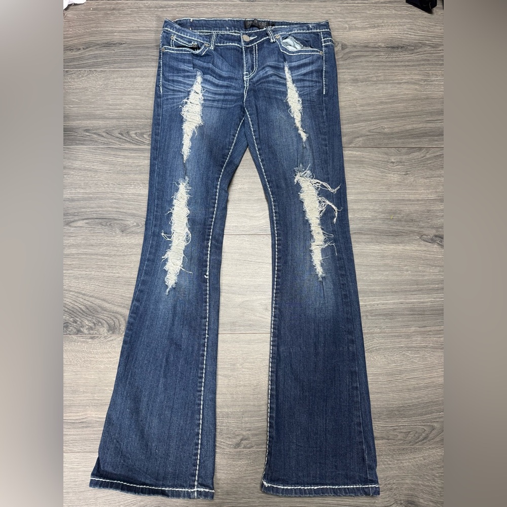 Premier Dark Blue Flare Jeans